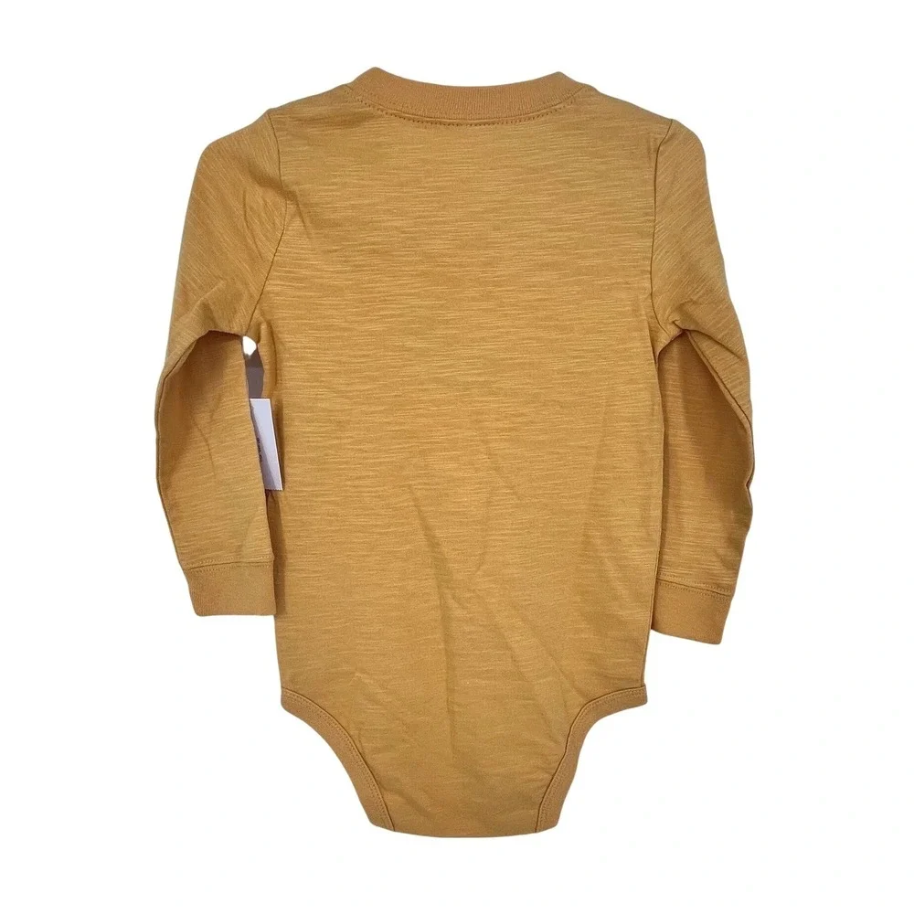 Garanimals Bodysuits Toddler Boys 24M Green Burgundy Yellow Dino 3 Count NEW